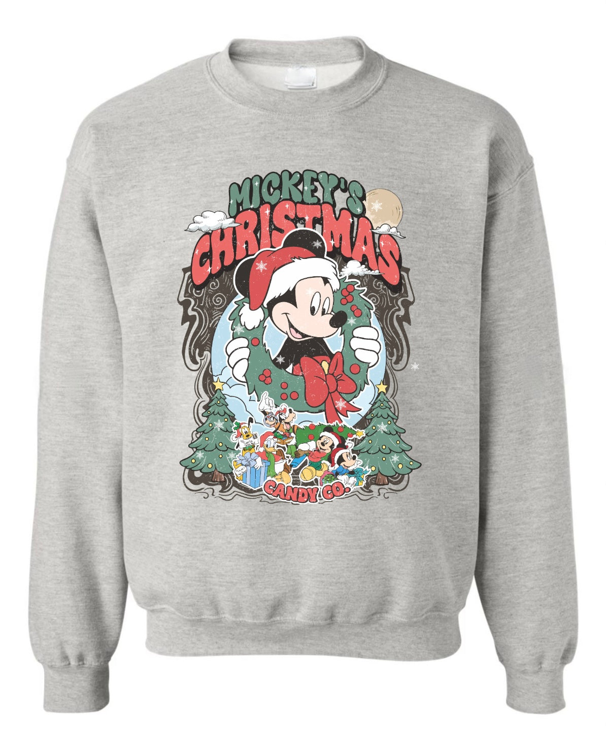 Mouse Christmas Crewneck Sweater