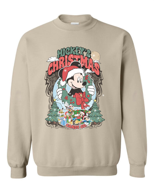 Mouse Christmas Crewneck Sweater