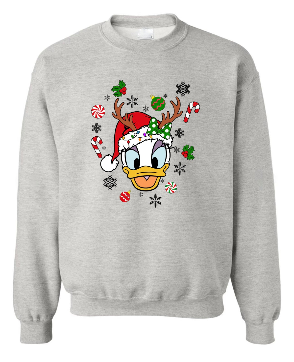 Holiday Daisy Crewneck Sweater