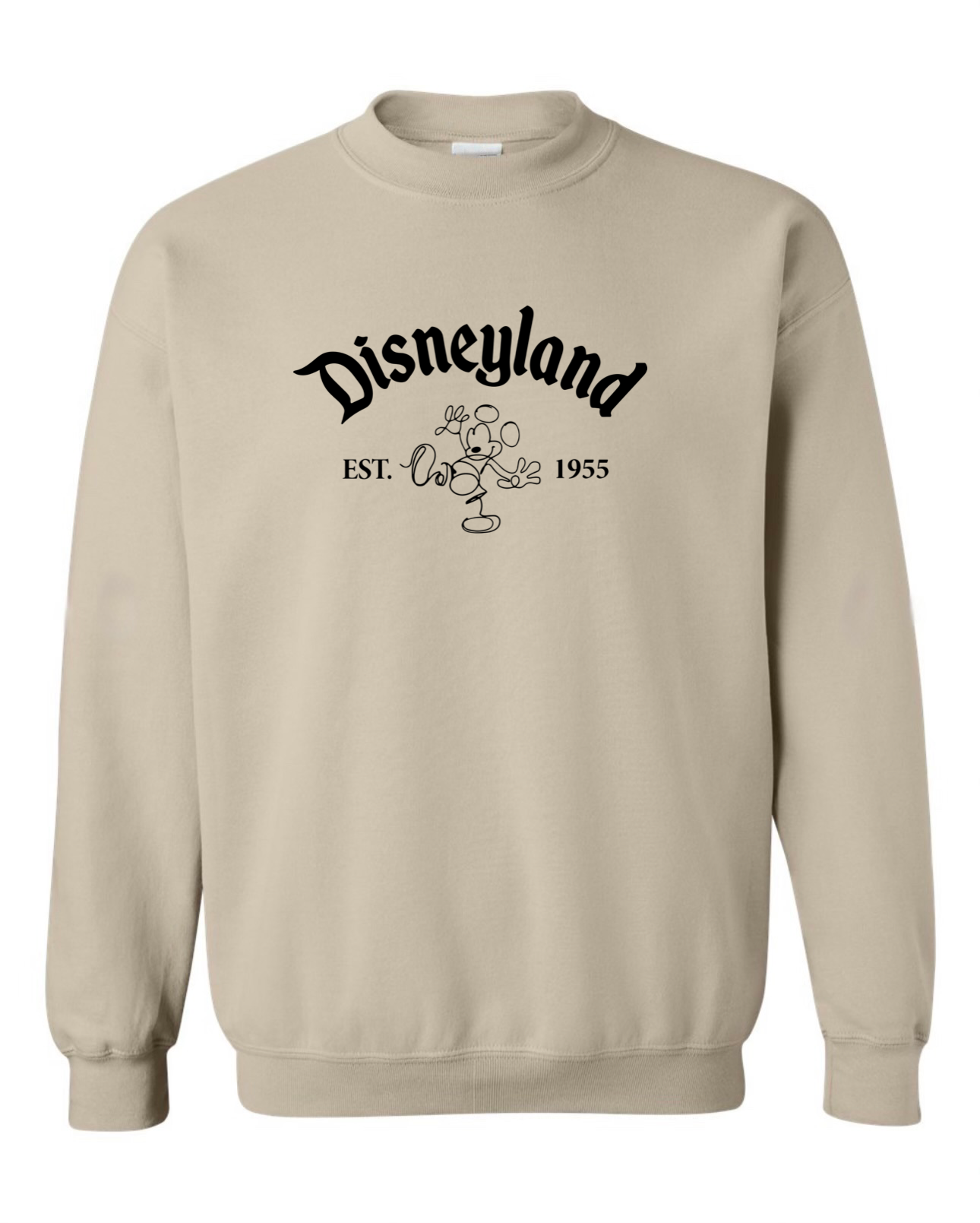 Disneyland 1995 Unisex Crewneck Sweater (Sand)